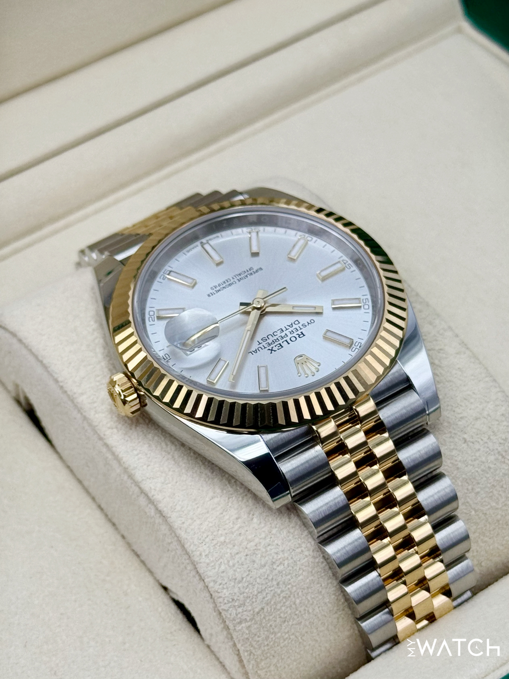 NEW 2025 Rolex Datejust 41mm 126333 Two-Tone Jubilee Silver Dial (STICKERED)