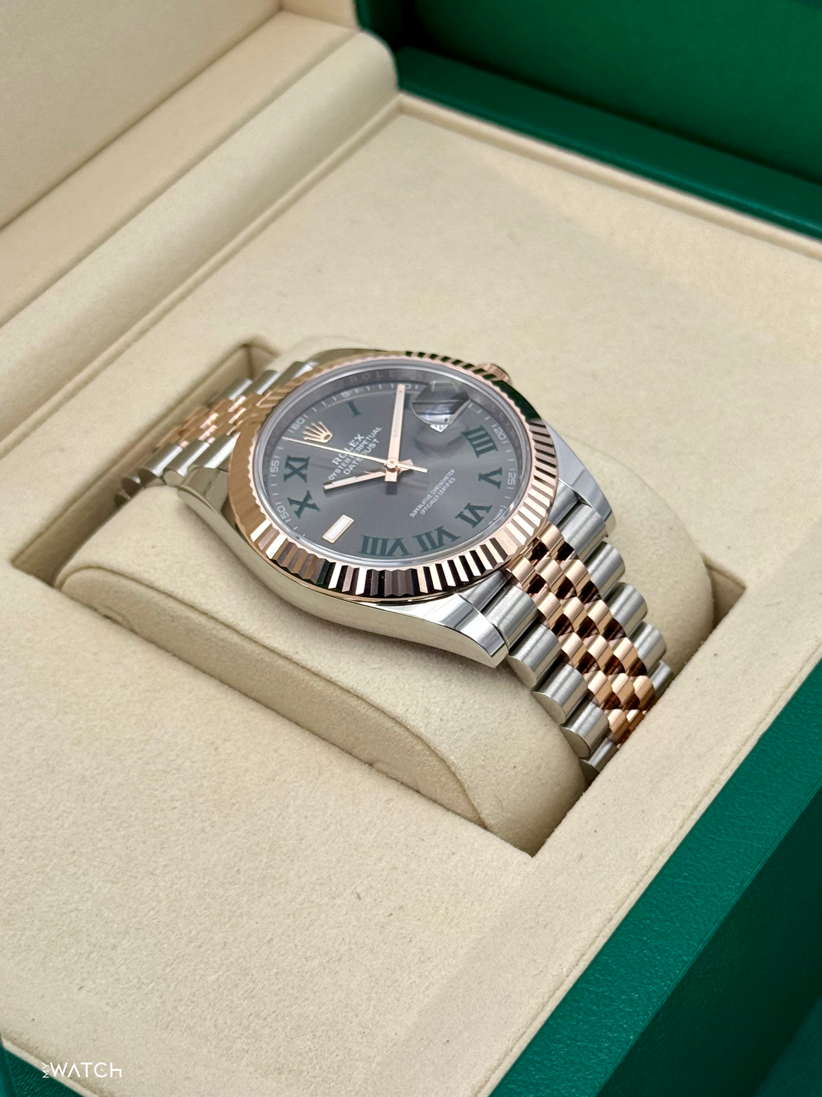 NEW 2026 Rolex Datejust 41mm 126331 Two-Tone Jubilee Wimbledon Dial