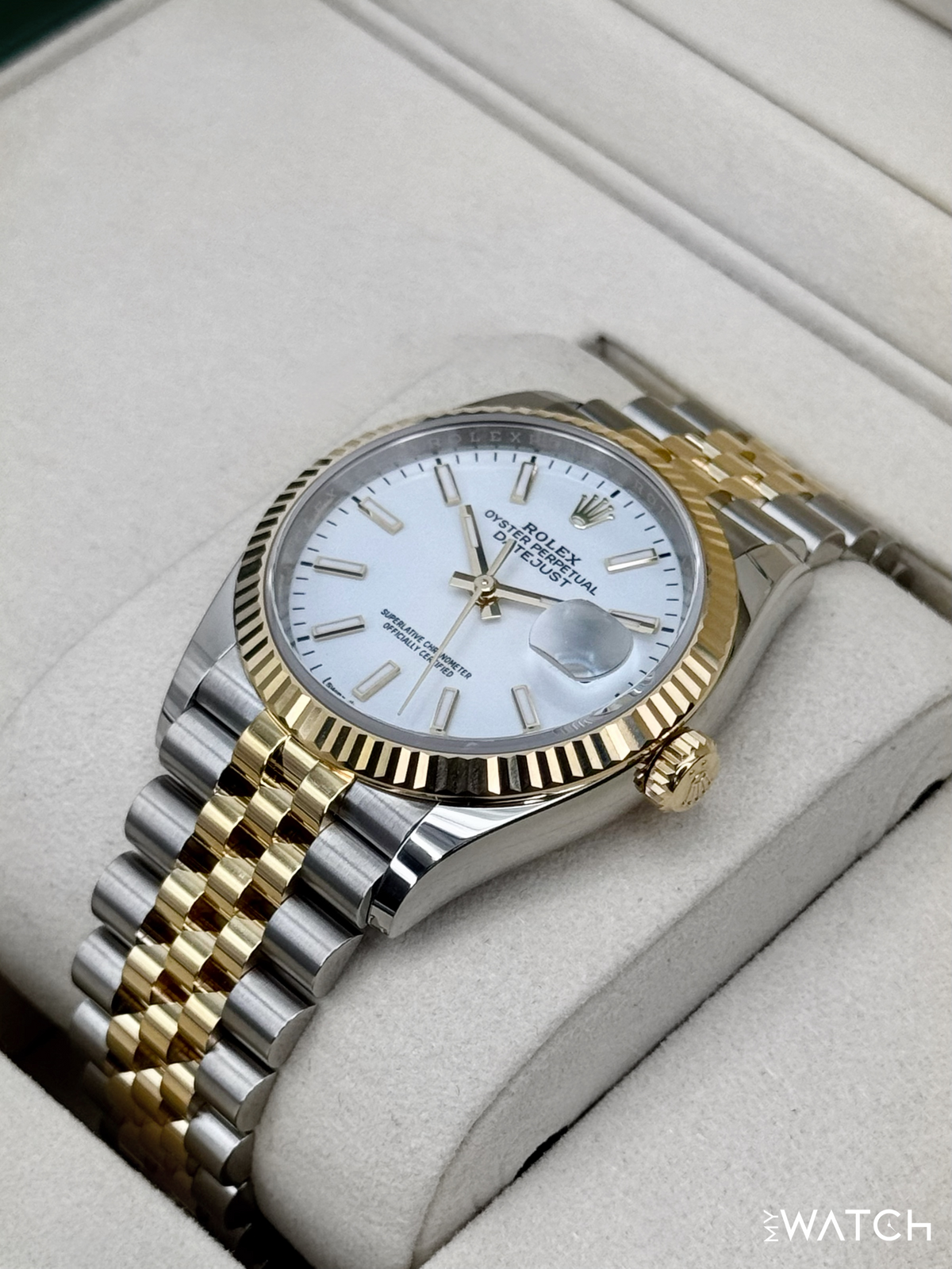NEW 2026 Rolex Datejust 36mm 126233 Two-Tone Jubilee White Dial