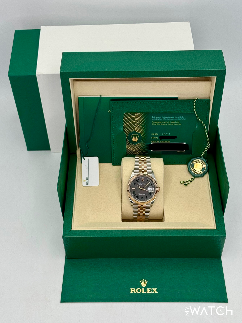 NEW 2025 Rolex Datejust 36mm 126231 Two-Tone Jubilee Wimbledon Dial (STICKERED)