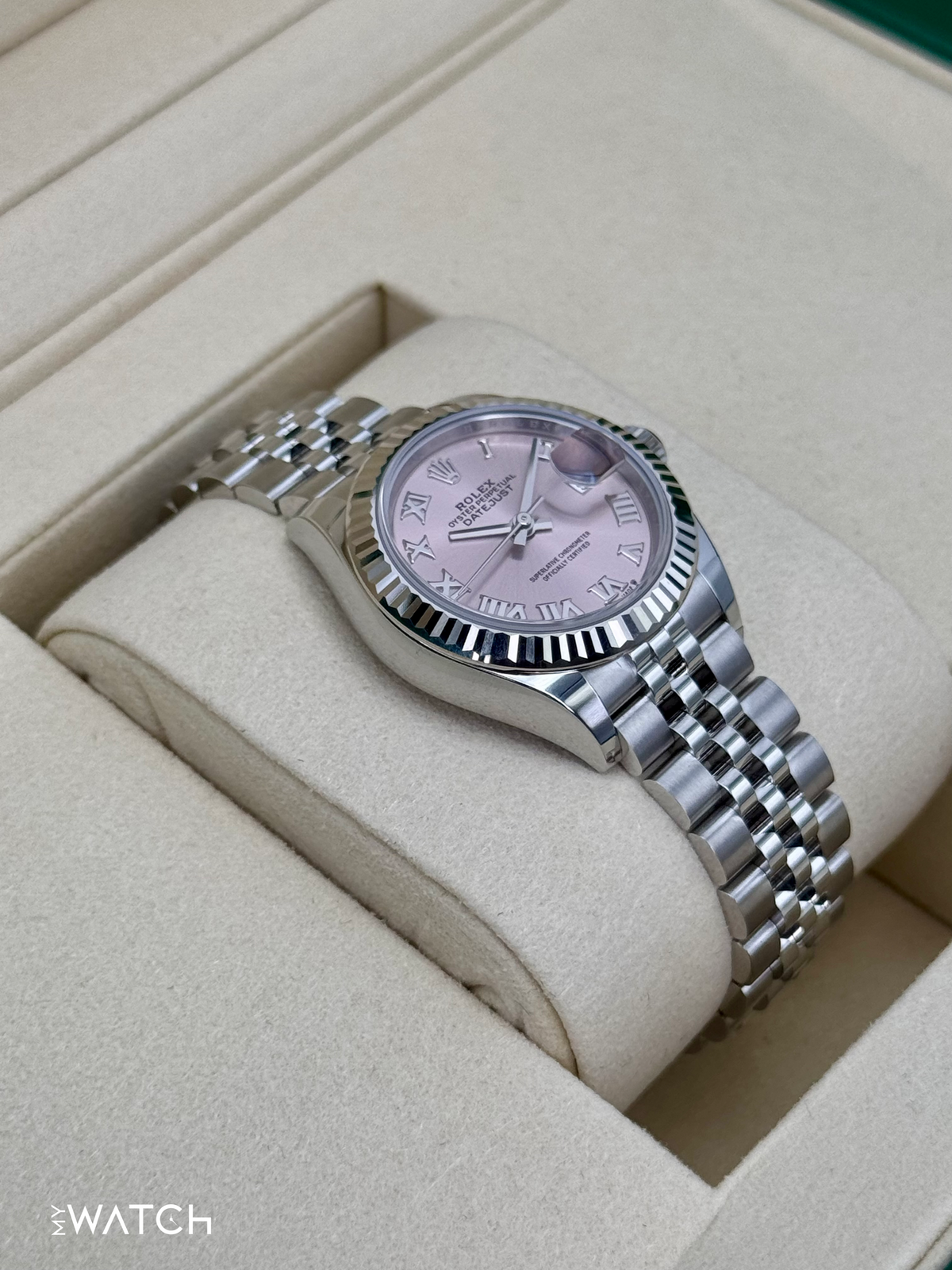 NEW 2025 Rolex Lady Datejust 28mm 279174 Stainless Steel Jubilee Pink Dial