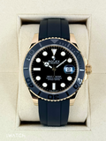 2022 Rolex Yacht-Master 42mm 226658 Gold Oysterflex Black Dial