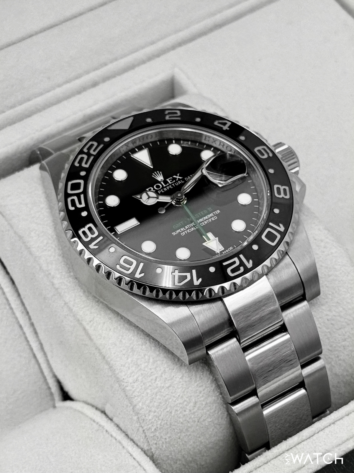 2014 Rolex GMT-Master II 40mm 116710LN Stainless Steel Black Dial