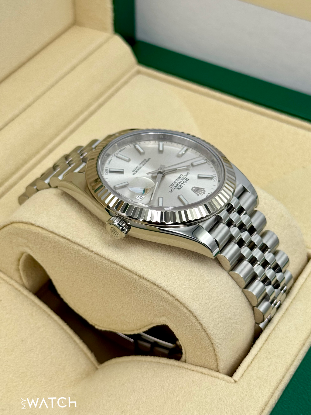 2017 Rolex Datejust 41mm 126334 Stainless Steel Jubilee Silver Dial