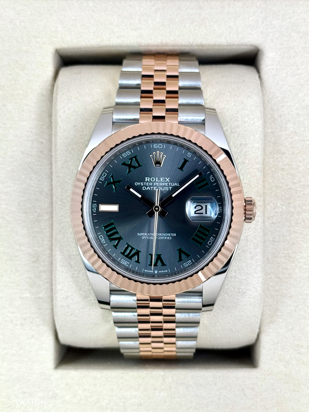 NEW 2026 Rolex Datejust 41mm 126331 Two-Tone Jubilee Wimbledon Dial