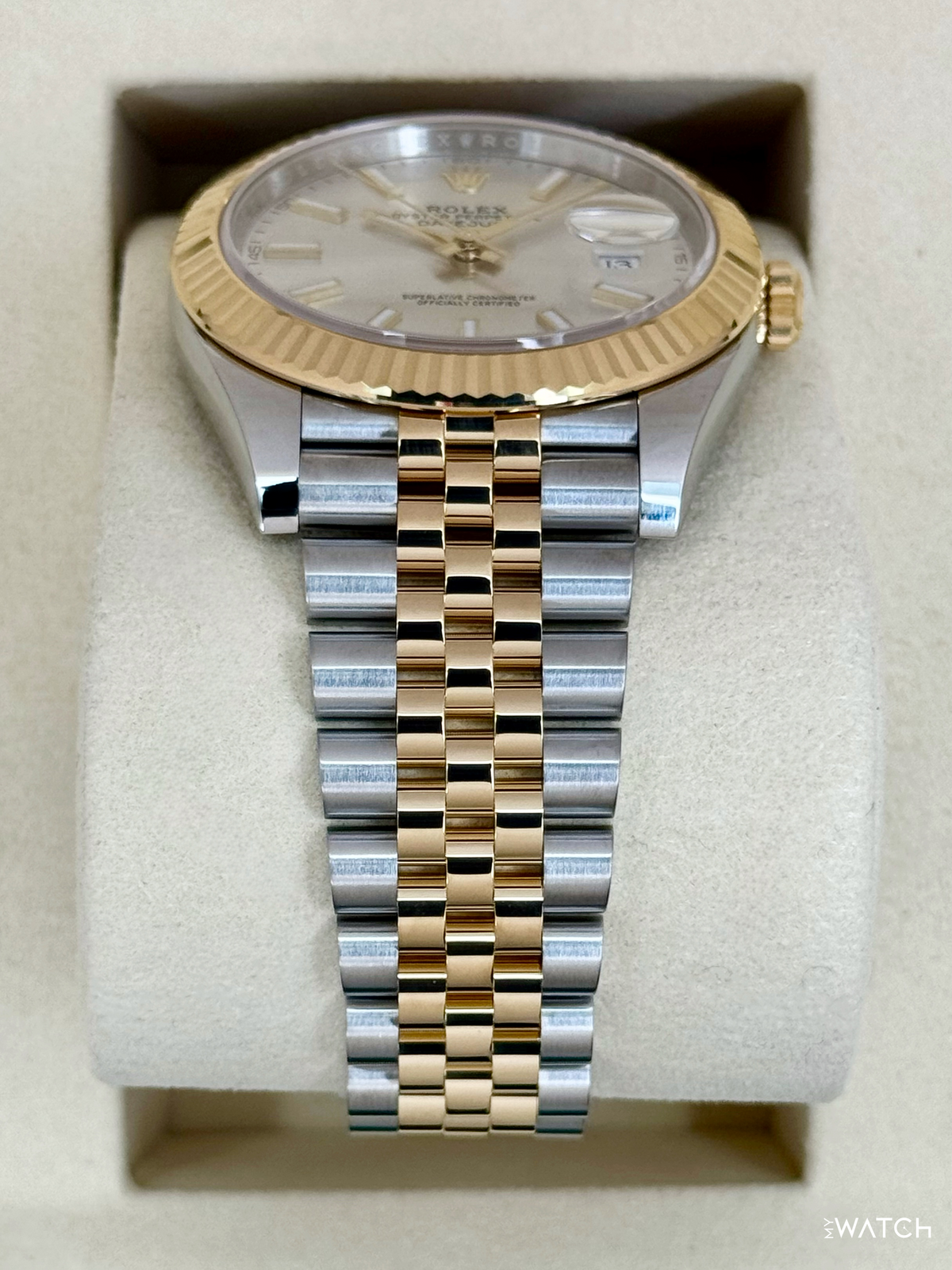 2025 Rolex Datejust 41mm 126333 Two-Tone Jubilee Silver Dial