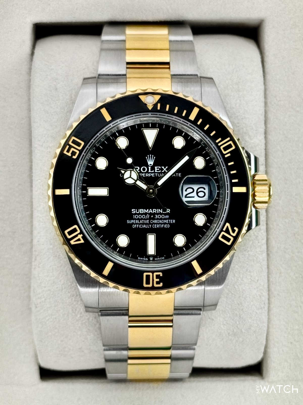 NEW 2026 Rolex Submariner 41mm 126613LN Two-Tone Black Dial