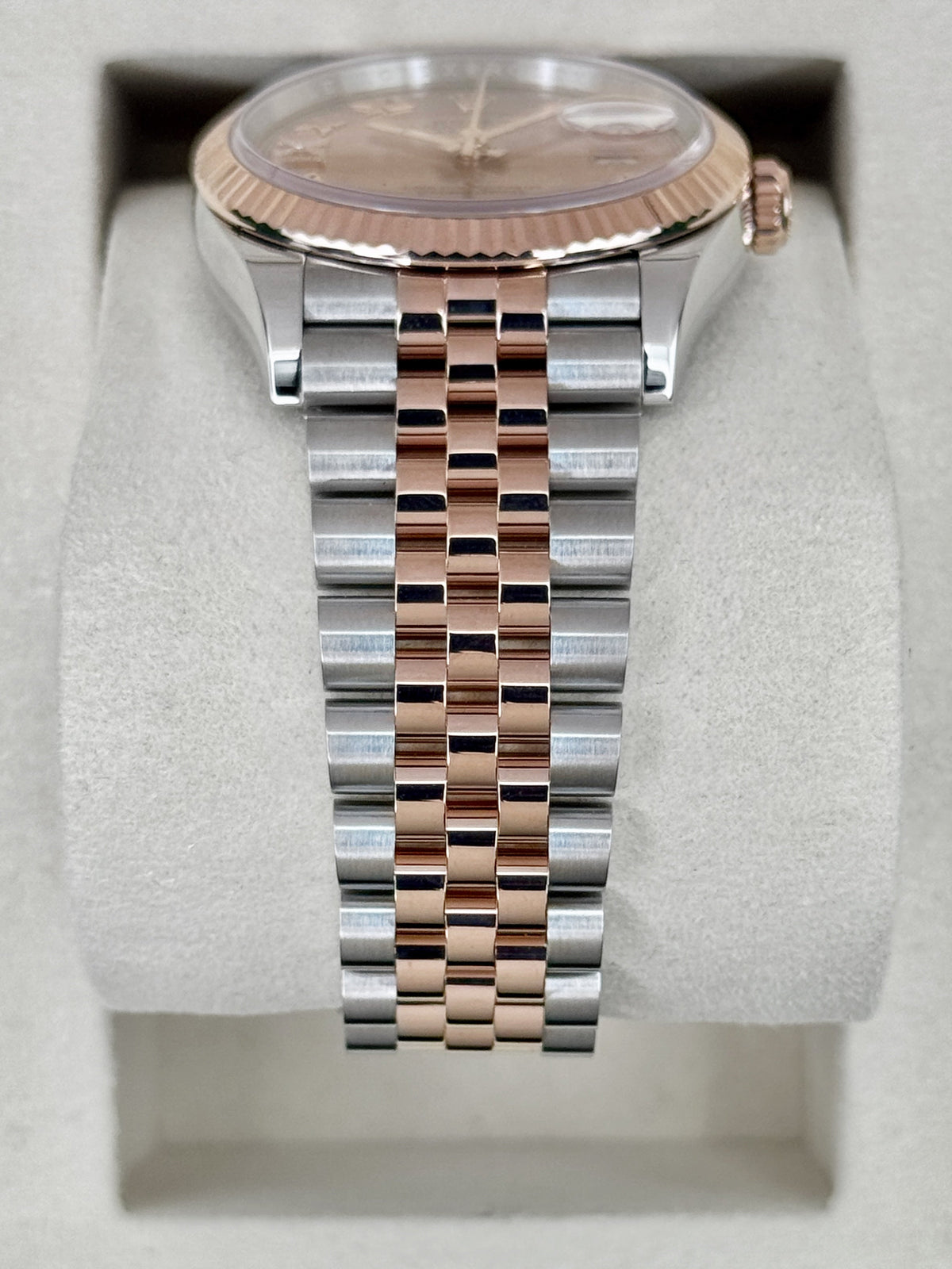 2025 Rolex Datejust 36mm 126231 Two-Tone Jubilee Rosé Diamond Dial