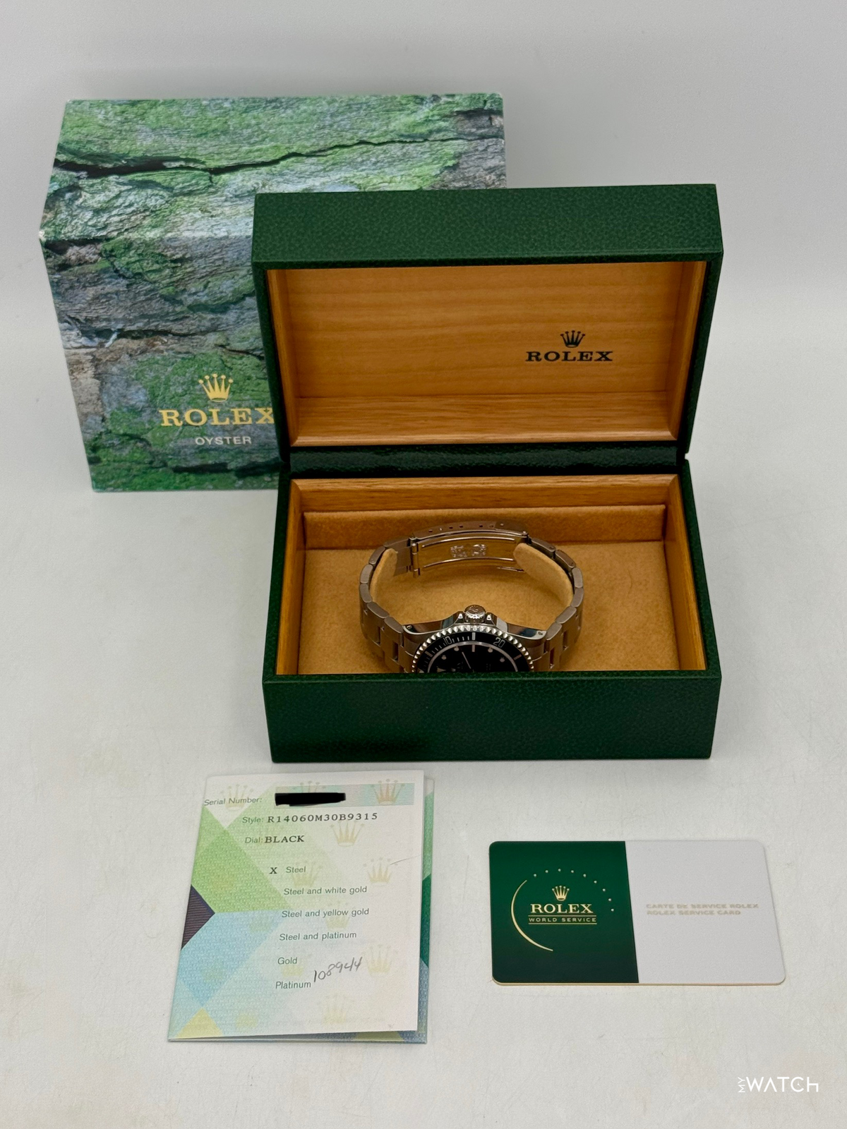 2006 Rolex Submariner 40mm 14060M Stainless Steel Two-Liner Black Dial