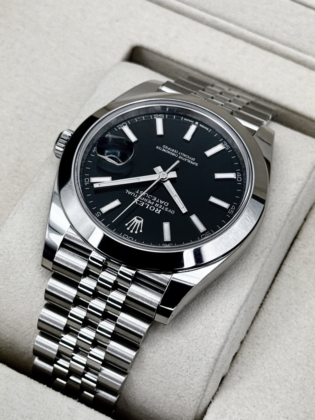 NEW 2026 Rolex Datejust 41mm 126300 Stainless Steel Jubilee Black Dial