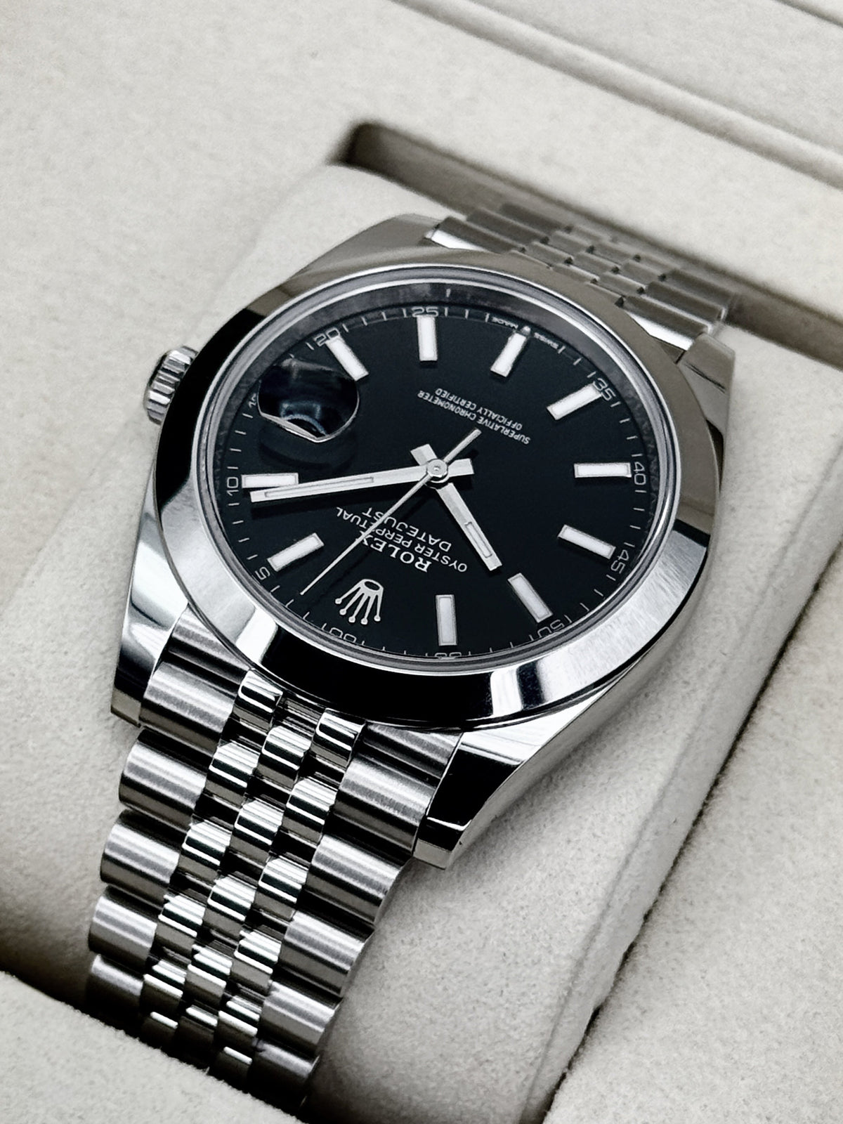 NEW 2026 Rolex Datejust 41mm 126300 Stainless Steel Jubilee Black Dial