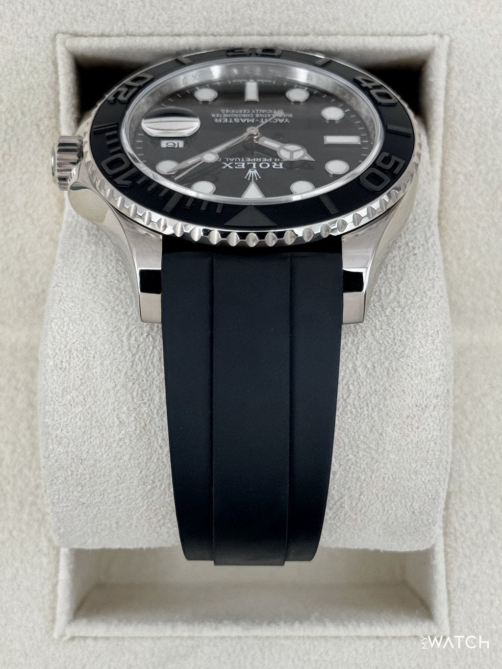 2021 Rolex Yacht-Master 42mm 226659 White Gold Oysterflex Black Dial