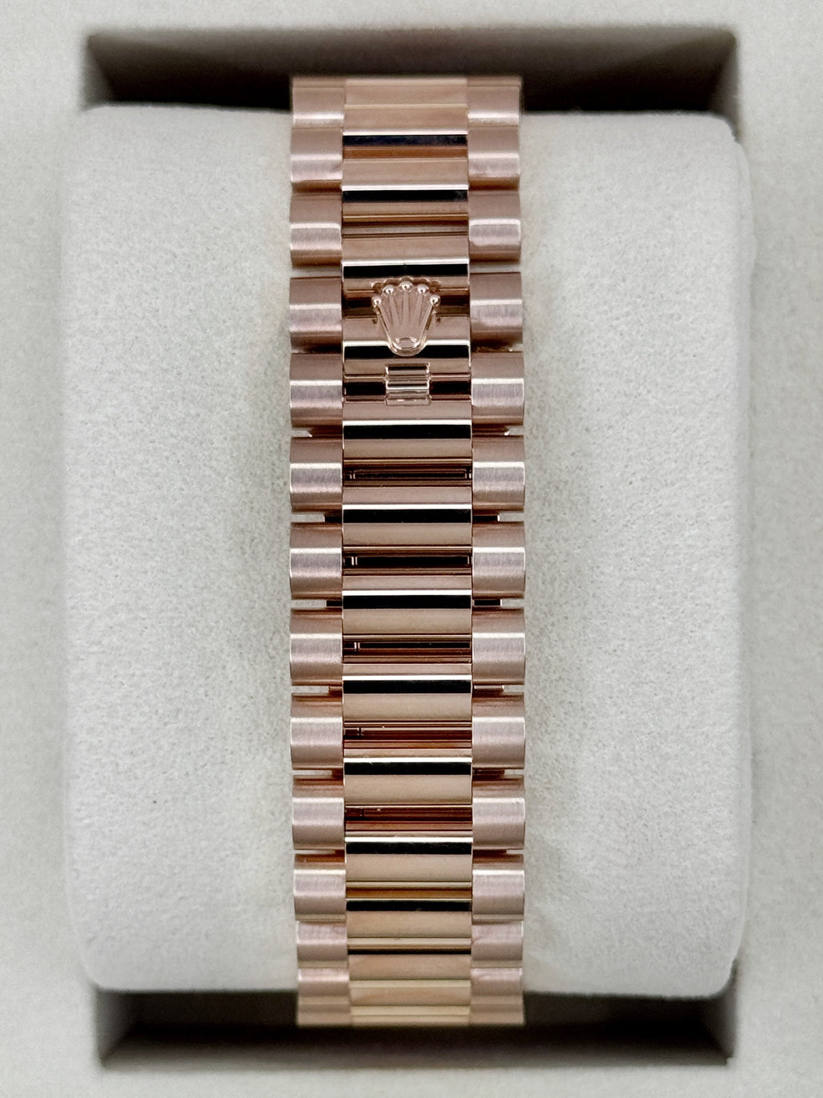 NEW 2026 Rolex Day-Date 36mm 128235 Rose Gold Brown Ombre Dial