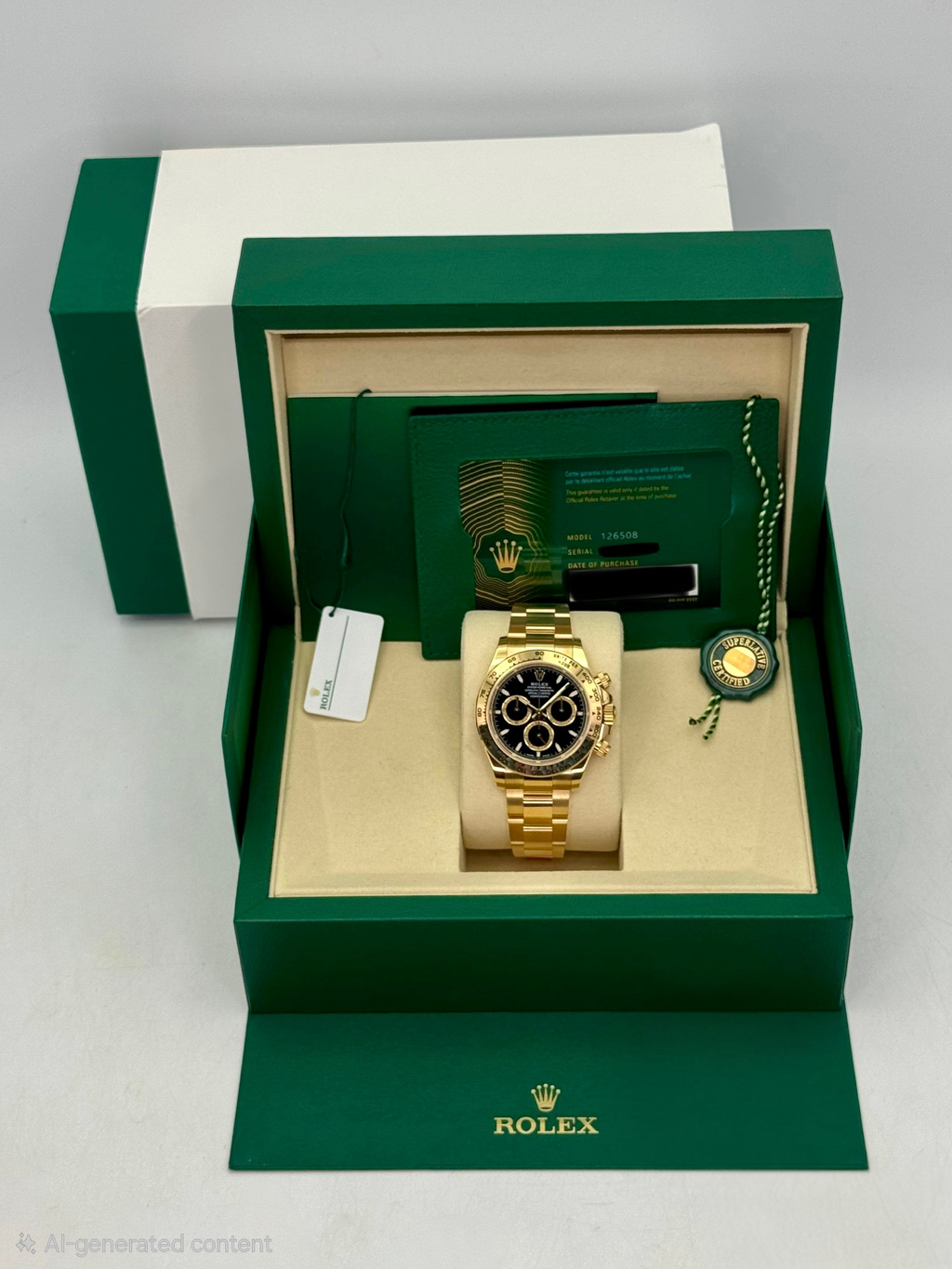NEW 2026 Rolex Daytona 40mm 126508 18K Yellow Gold Black Dial