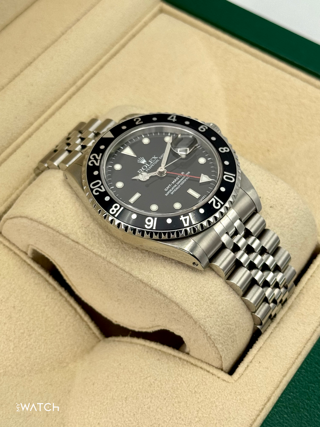 1999 Rolex GMT-Master 40mm 16700 Stainless Steel Jubilee Black Dial (BOTH BRACELETS)