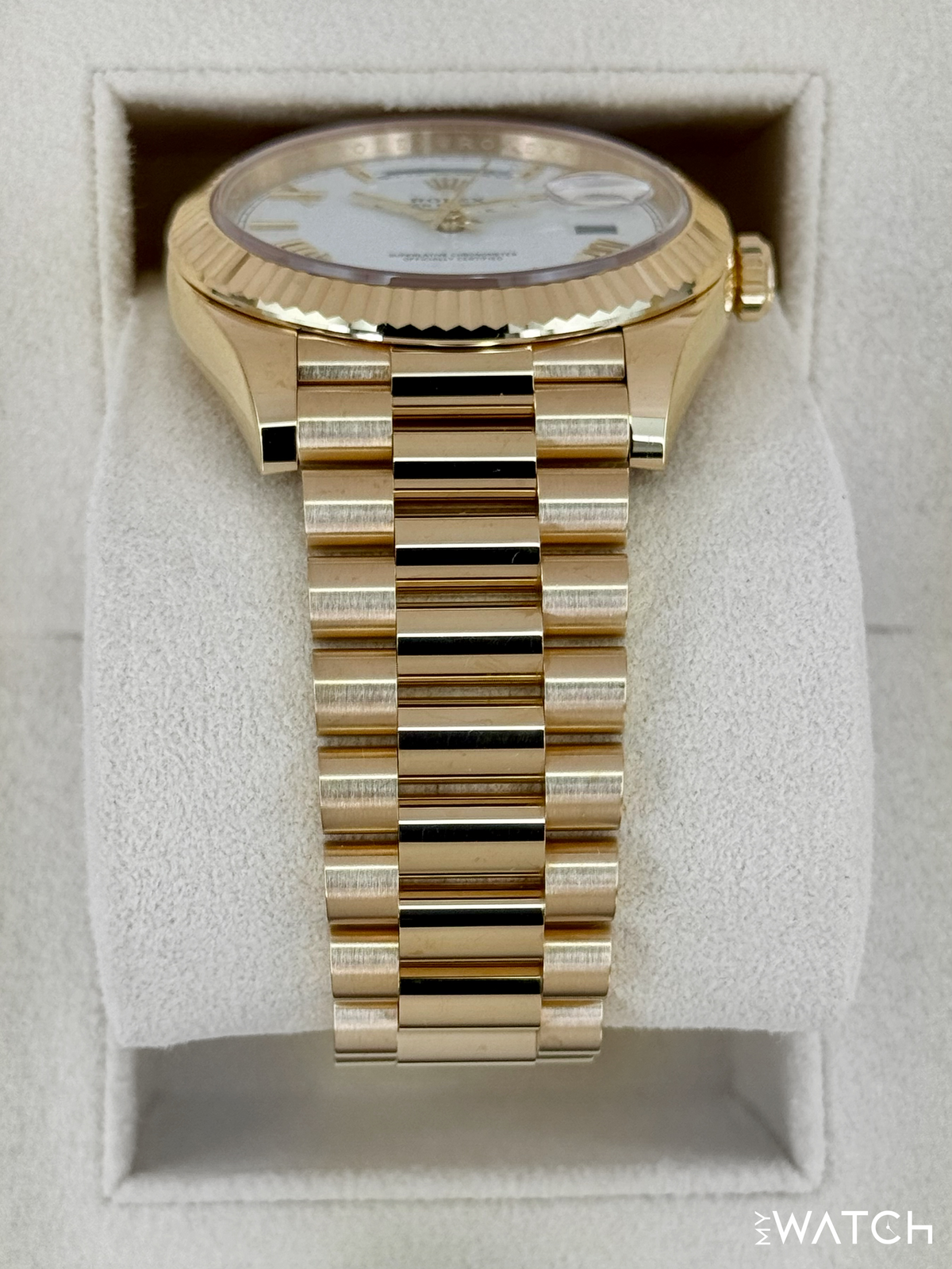 2024 Rolex Day-Date 40mm 228238 Presidential White Dial