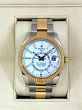 2022 Rolex Sky-Dweller 42mm 326933 Two-Tone Oyster White Dial
