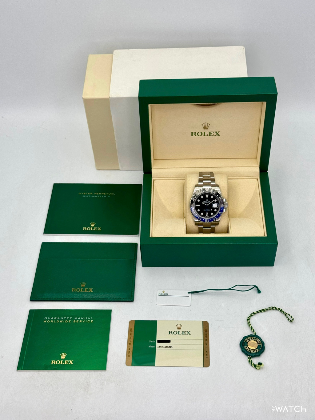 2017 Rolex GMT-Master II "Batman" 40mm 116710BLNR Oyster