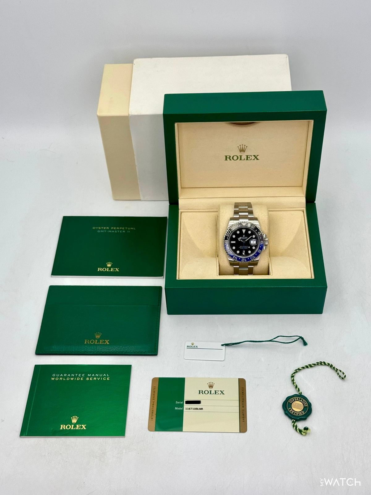 2017 Rolex GMT-Master II "Batman" 40mm 116710BLNR Oyster