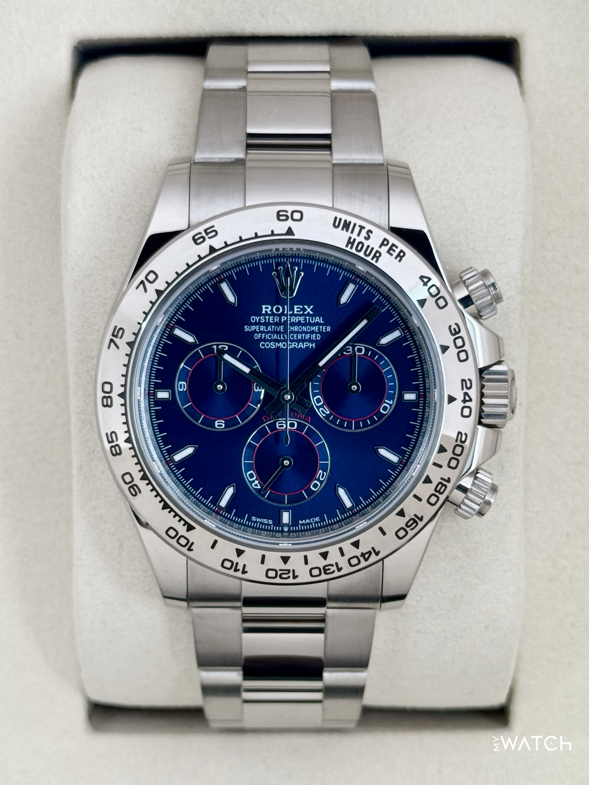 NEW 2026 Rolex Daytona 40mm 126509 White Gold Blue Dial
