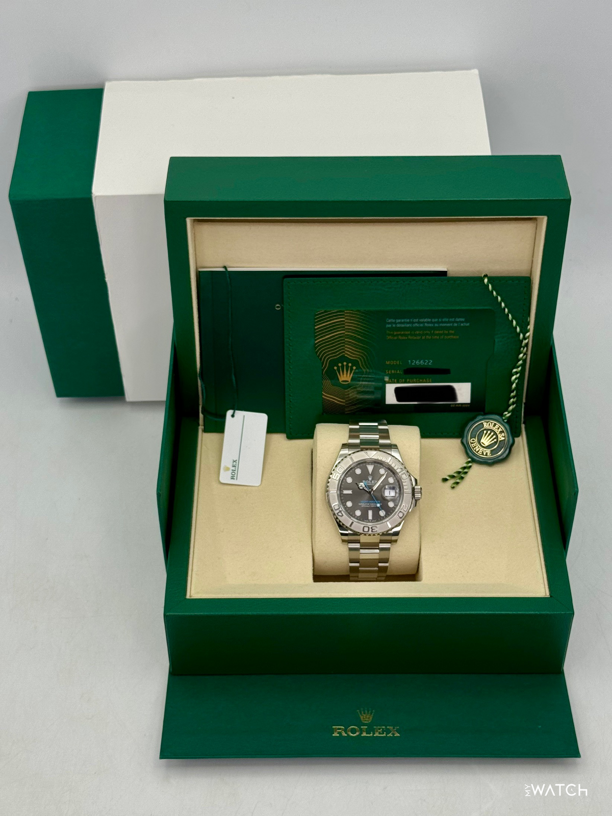2025 Rolex Yacht-Master 40mm 126622 Stainless Steel Rhodium Dial