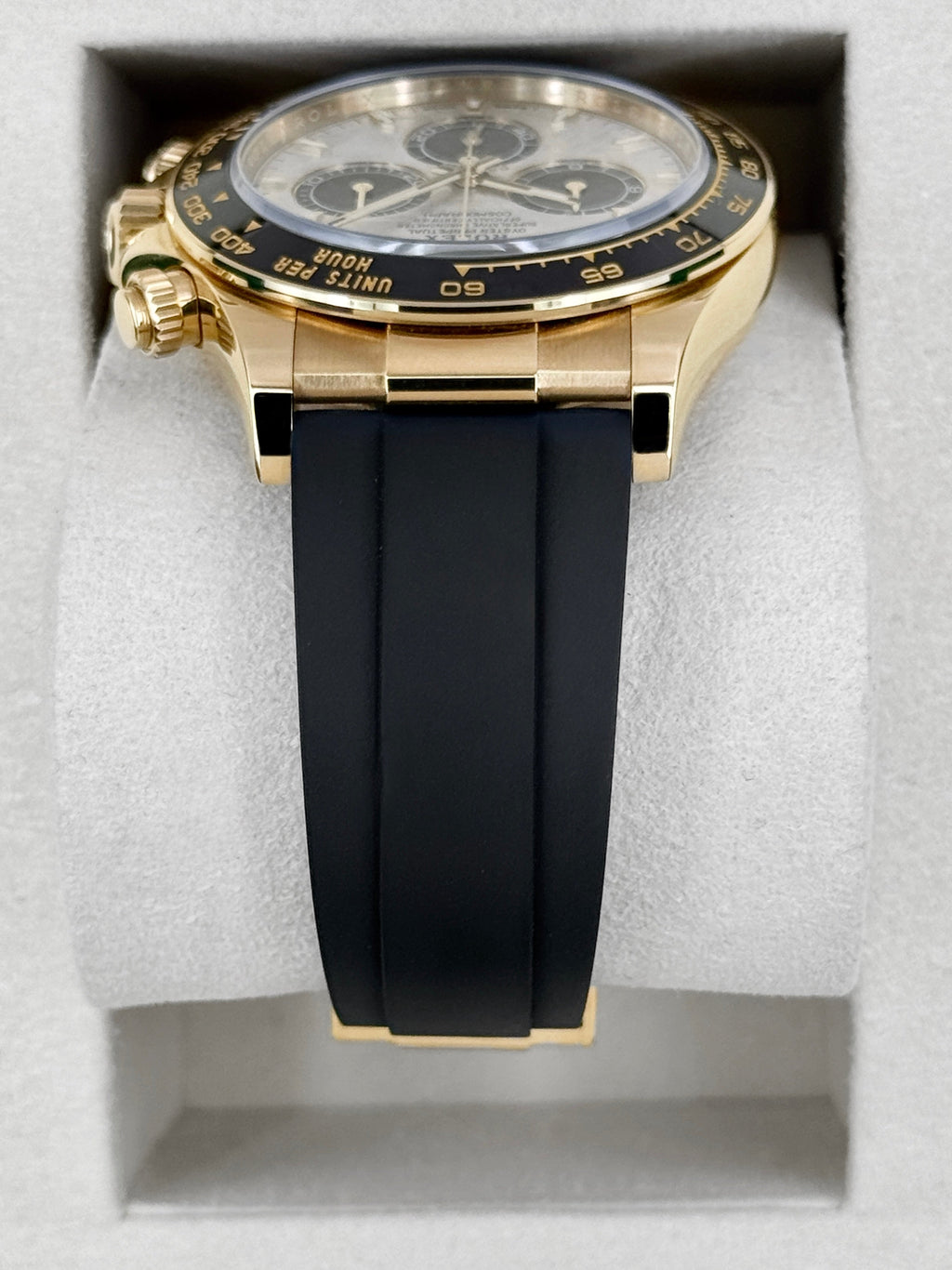 2025 Rolex Daytona 40mm 126518LN Yellow Gold Oysterflex Meteorite Dial
