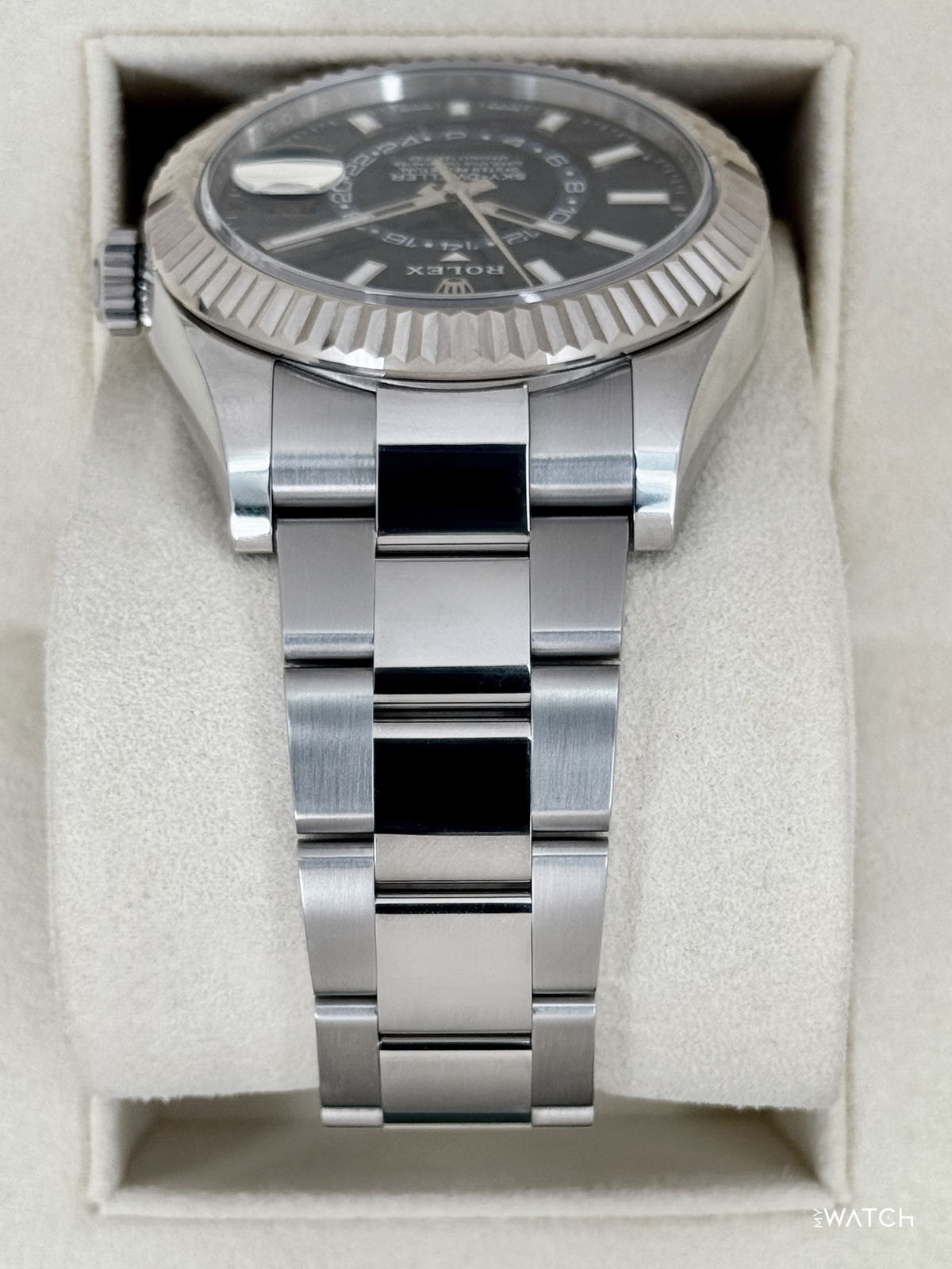 2017 Rolex Sky-Dweller 42mm 326934 Stainless Steel Oyster Blue Dial
