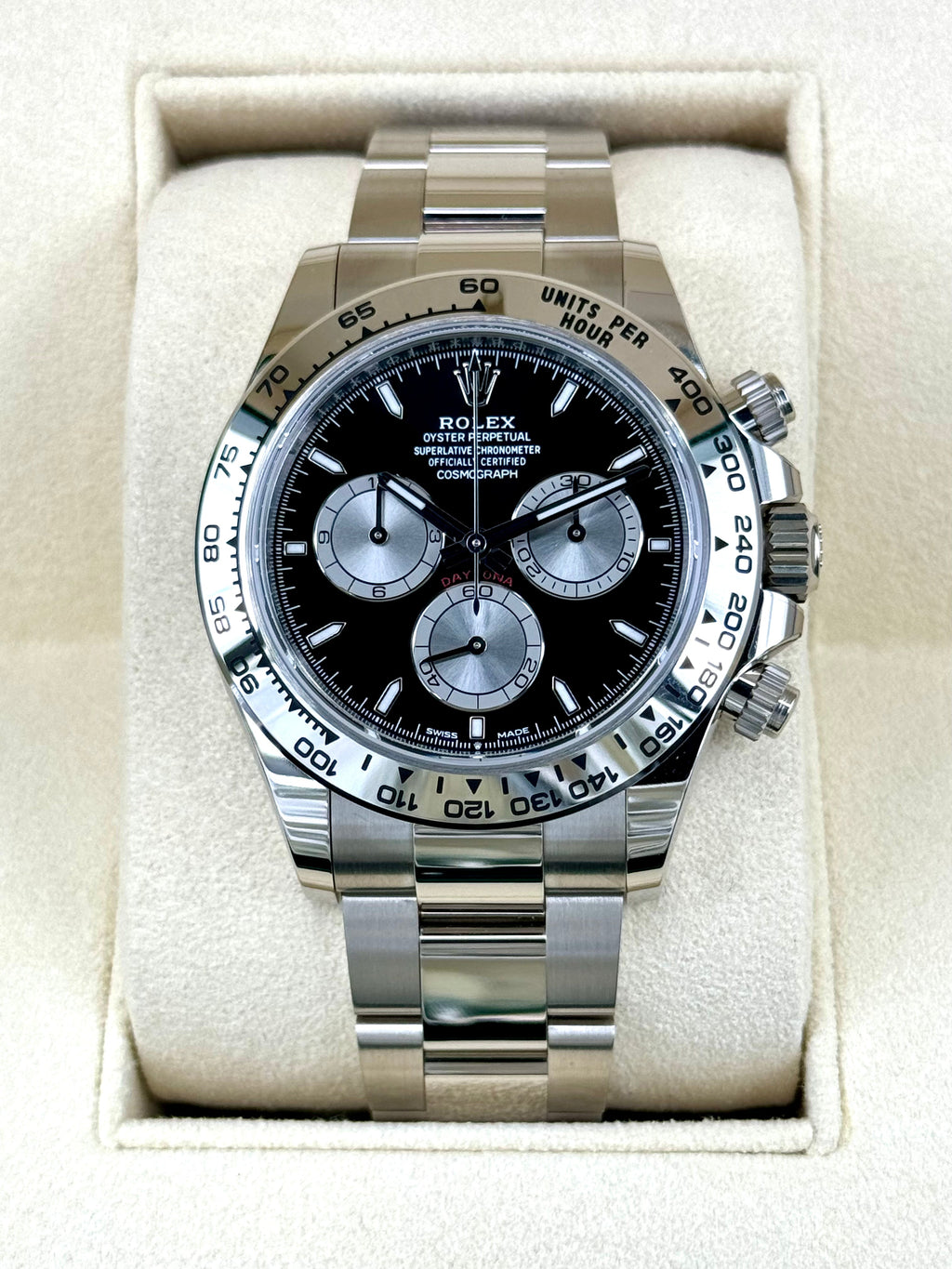 NEW 2025 Rolex Daytona 40mm 126509 White Gold Black Dial