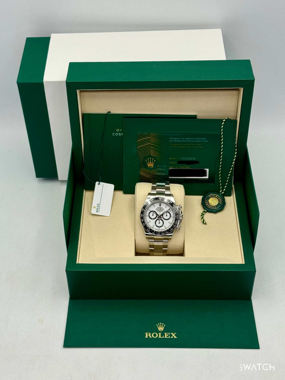 NEW 2025 Rolex Daytona 40mm 126500LN Stainless Steel Panda Dial
