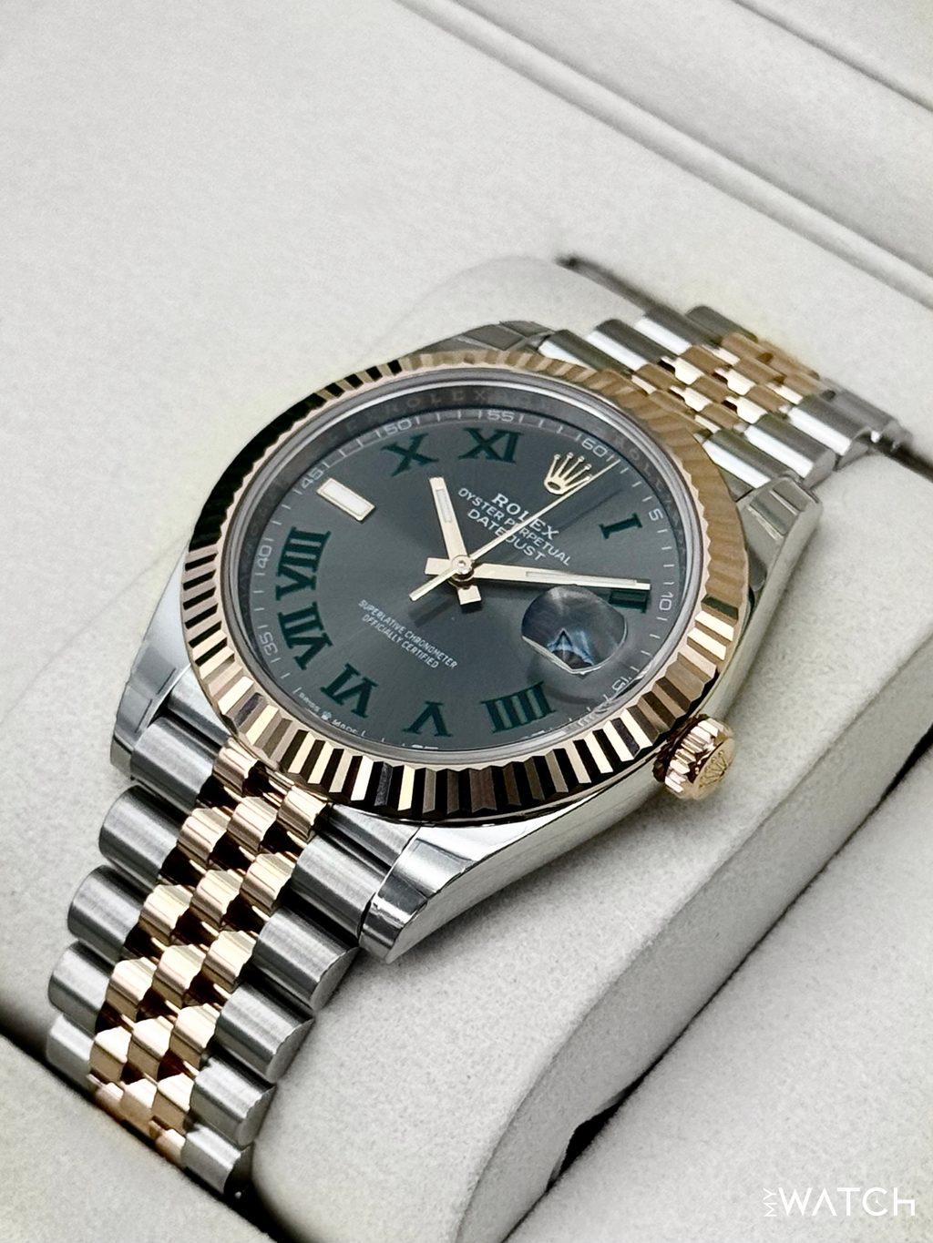 NEW 2026 Rolex Datejust 41mm 126331 Two-Tone Jubilee Wimbledon Dial (STICKERED)
