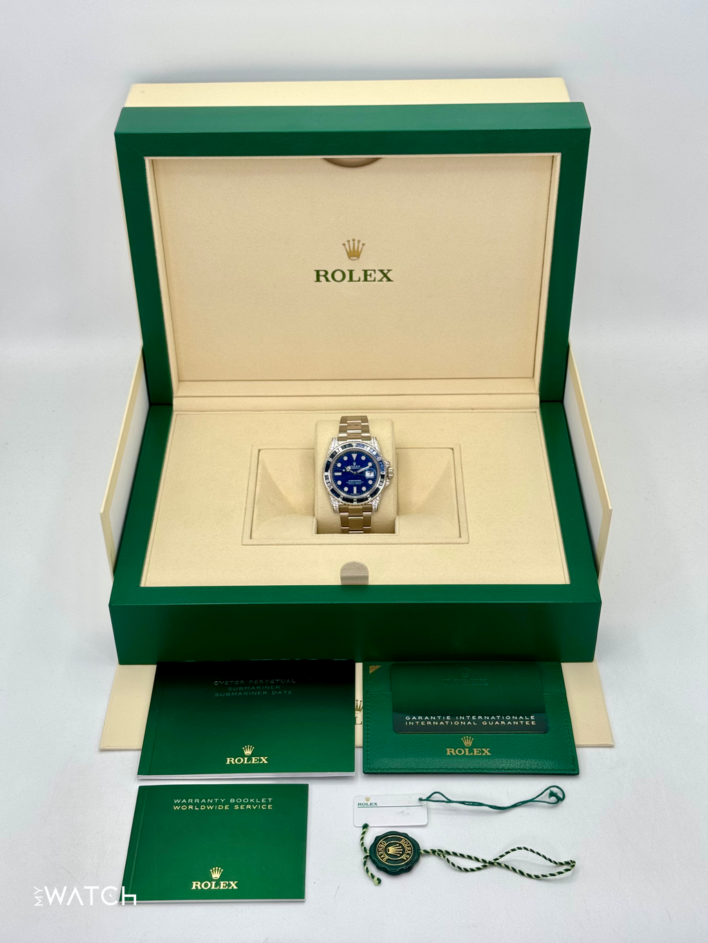 2020 Rolex Submariner 40mm 116659SABR White Gold Blue Dial