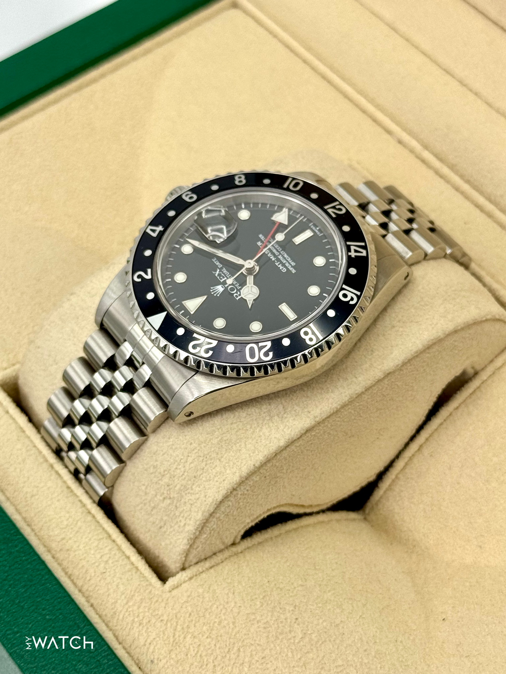 1999 Rolex GMT-Master 40mm 16700 Stainless Steel Jubilee Black Dial (BOTH BRACELETS)