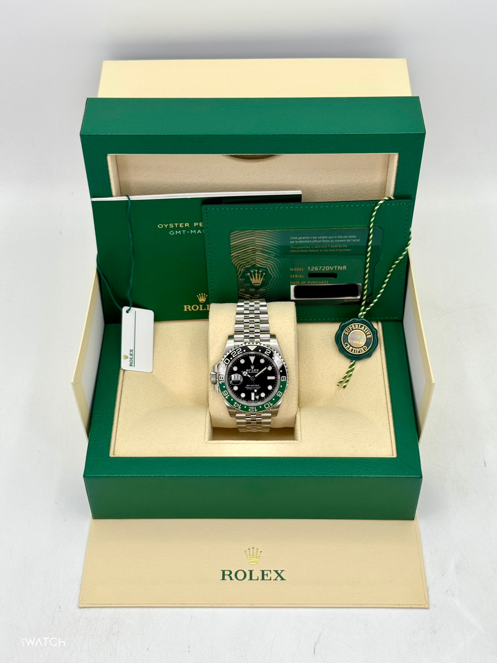 2022 Rolex GMT-Master II "Sprite" 40mm 126720VTNR Jubilee