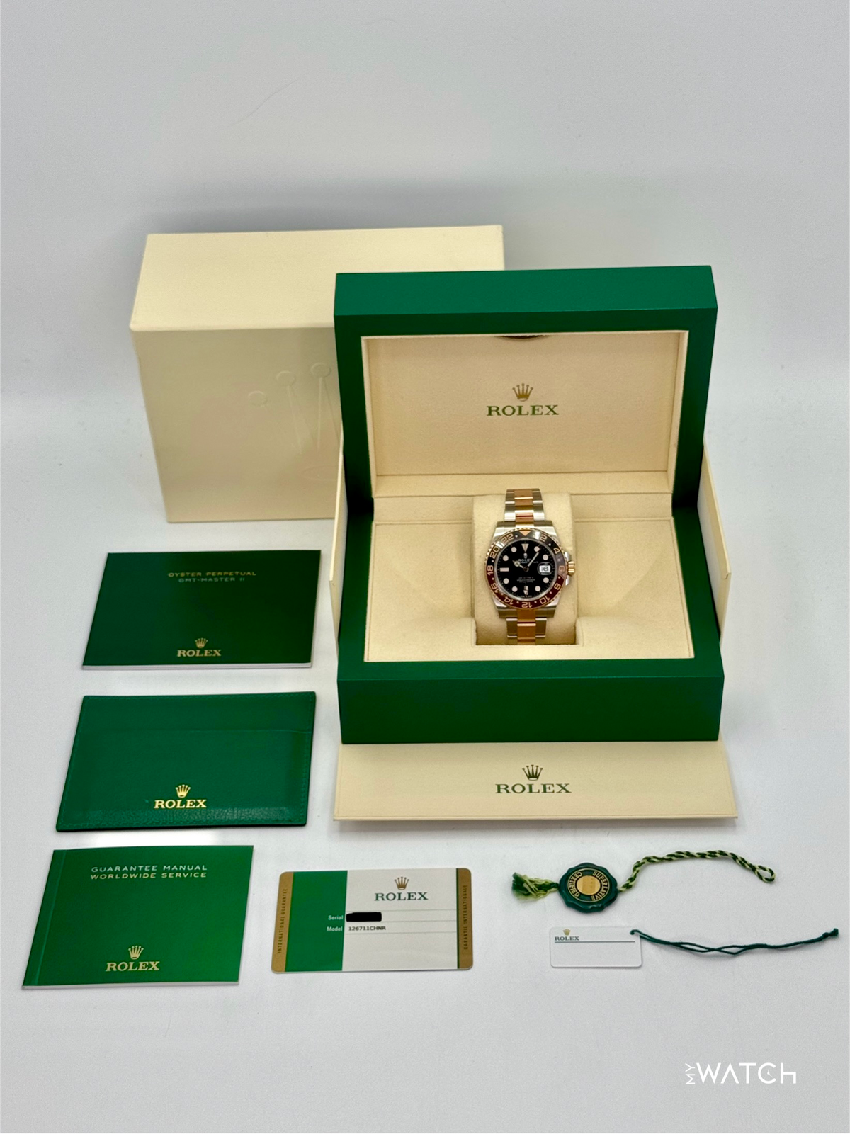 2020 Rolex GMT-Master II "Rootbeer" 40mm 126711CHNR Two-Tone
