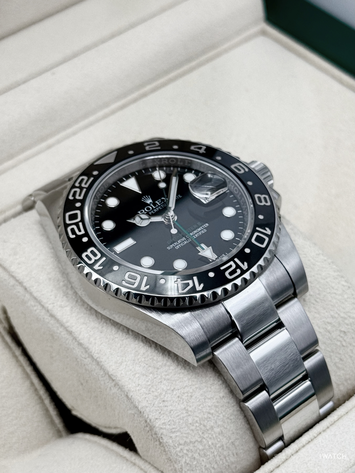 2016 Rolex GMT-Master II 40mm 116710LN Stainless Steel Black Dial