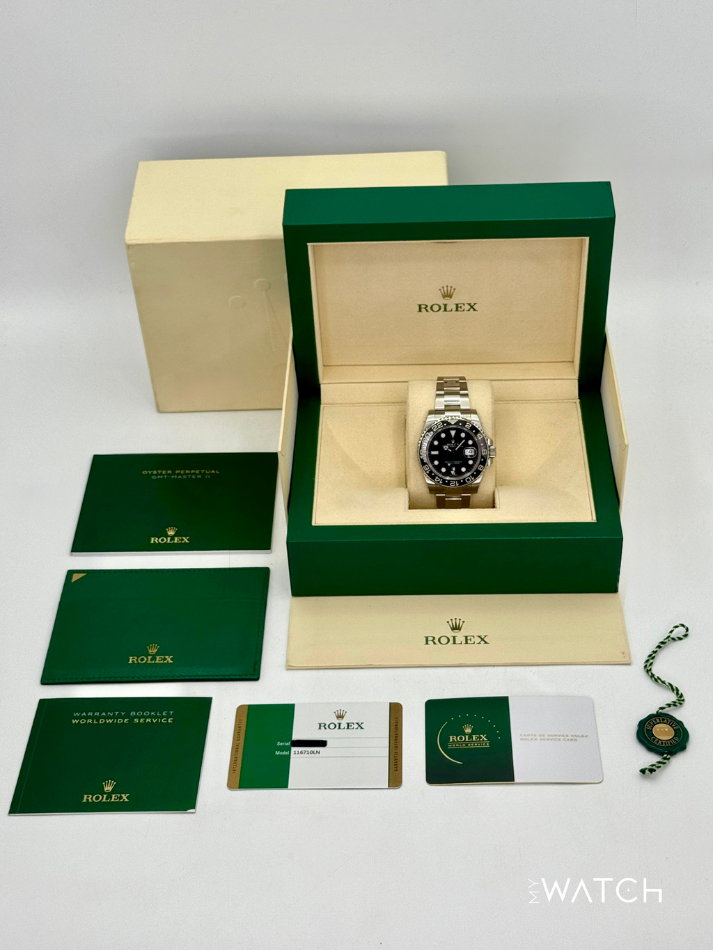 2017 Rolex GMT-Master II 40mm 116710LN Stainless Steel Black Dial (with RSC)