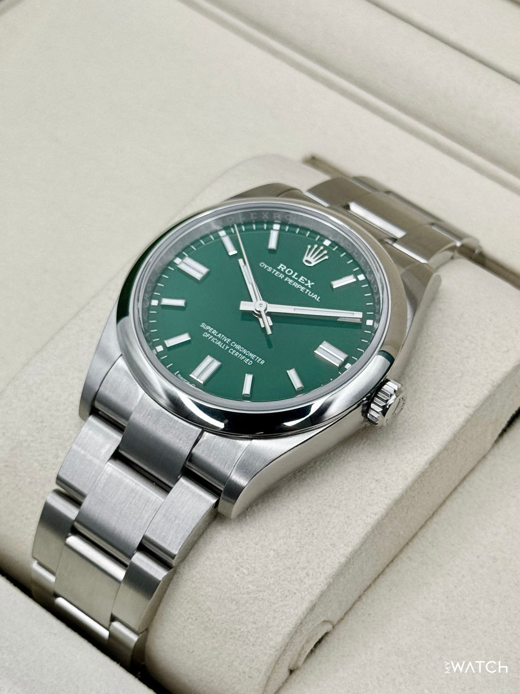NEW 2026 Rolex Oyster Perpetual 36mm 126000 Green Dial