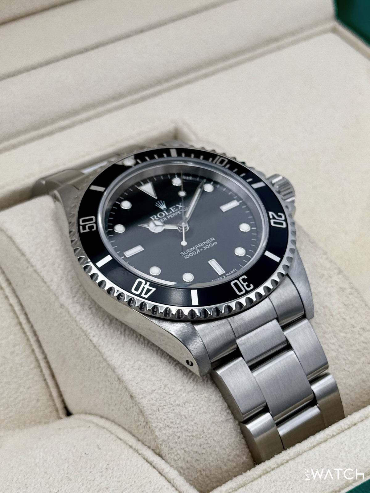 2004 Rolex Submariner 40mm 14060M Stainless Steel Two-Liner Black Dial