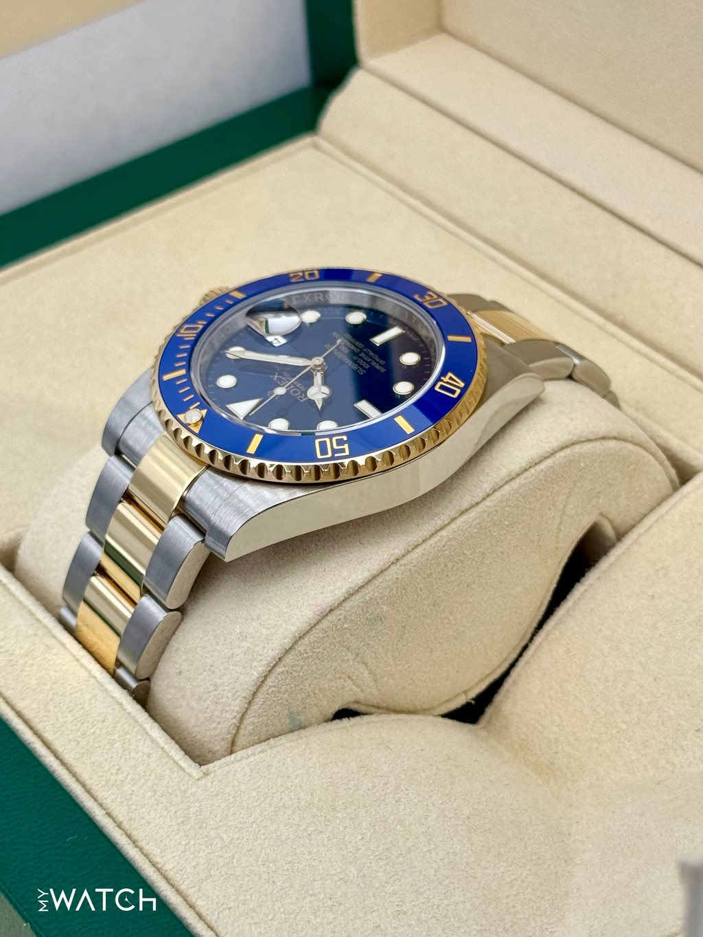 2017 Rolex Submariner "Bluesy" 40mm 116613LB Two-Tone Blue Dial