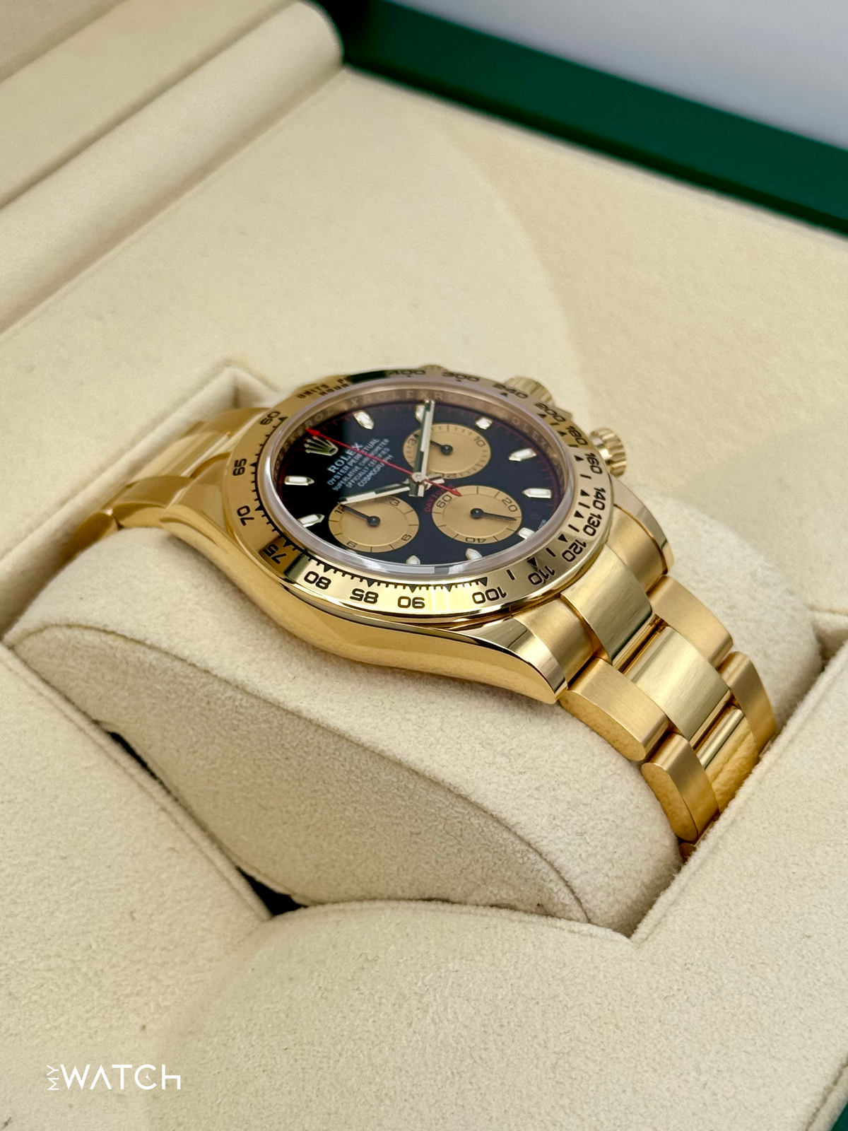 2023 Rolex Daytona "Paul Newman" 40mm 116508 Yellow Gold Black Dial