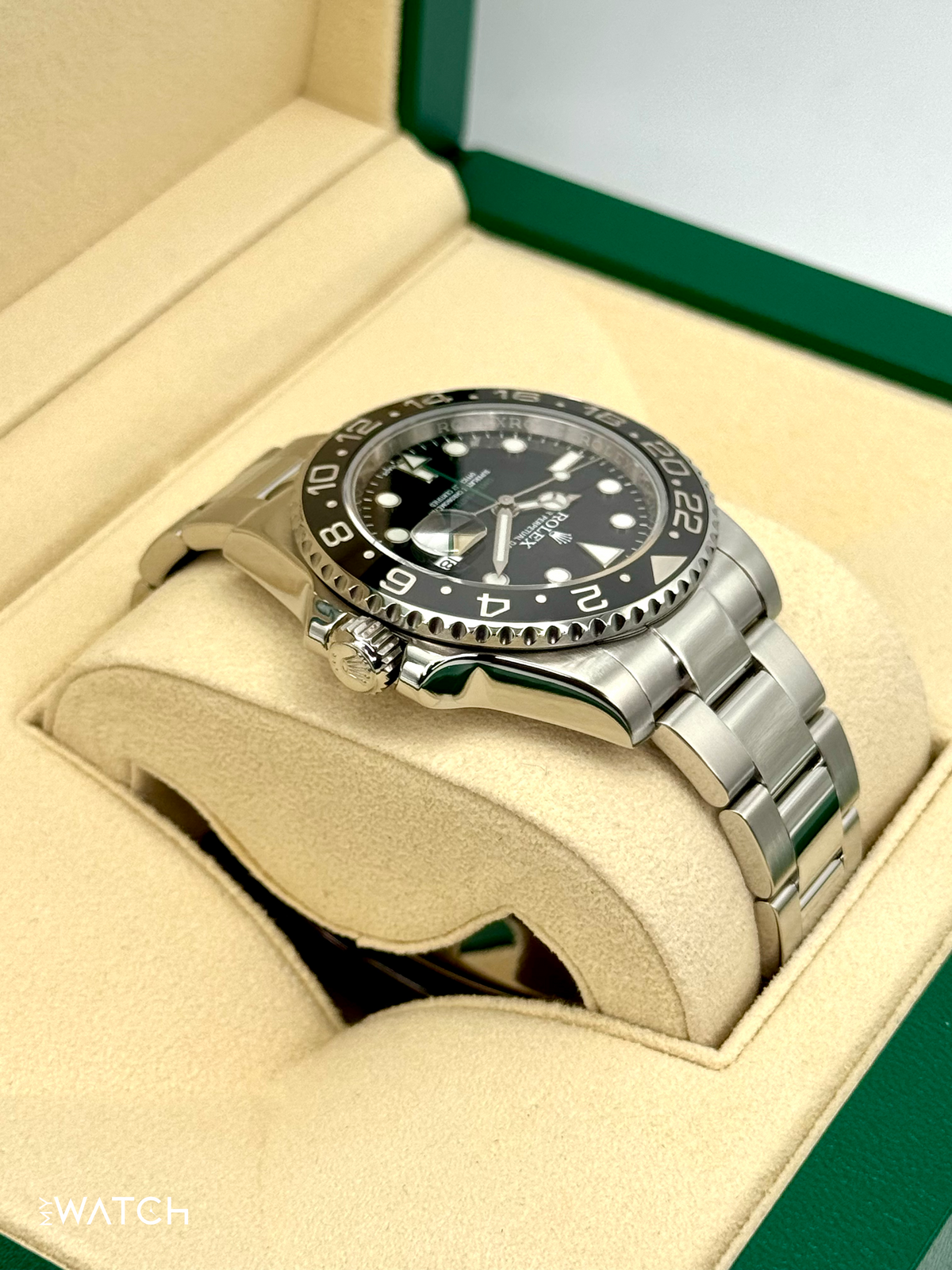2016 Rolex GMT-Master II 40mm 116710LN Stainless Steel Black Dial