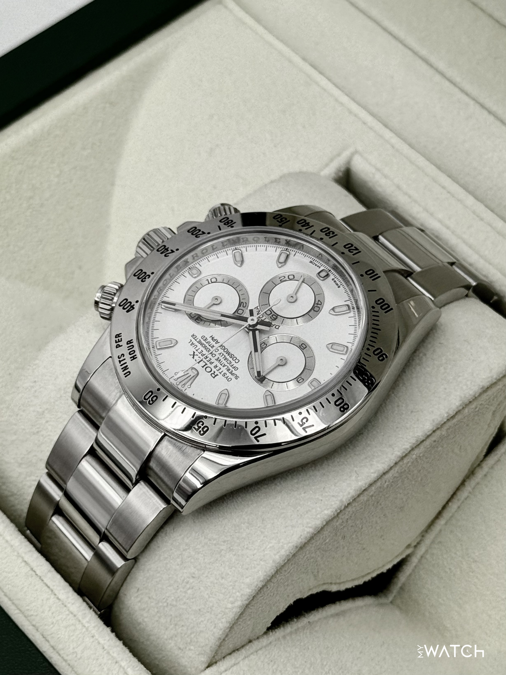 2013 Rolex Daytona 40mm 116520 Stainless Steel White Dial (Collectors Set)