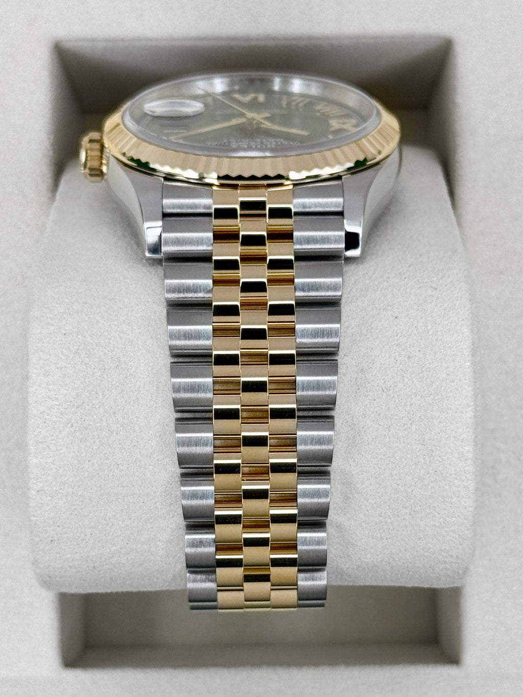 NEW 2026 Rolex Datejust 36mm 126233 Two-Tone Jubilee Green Diamond Dial