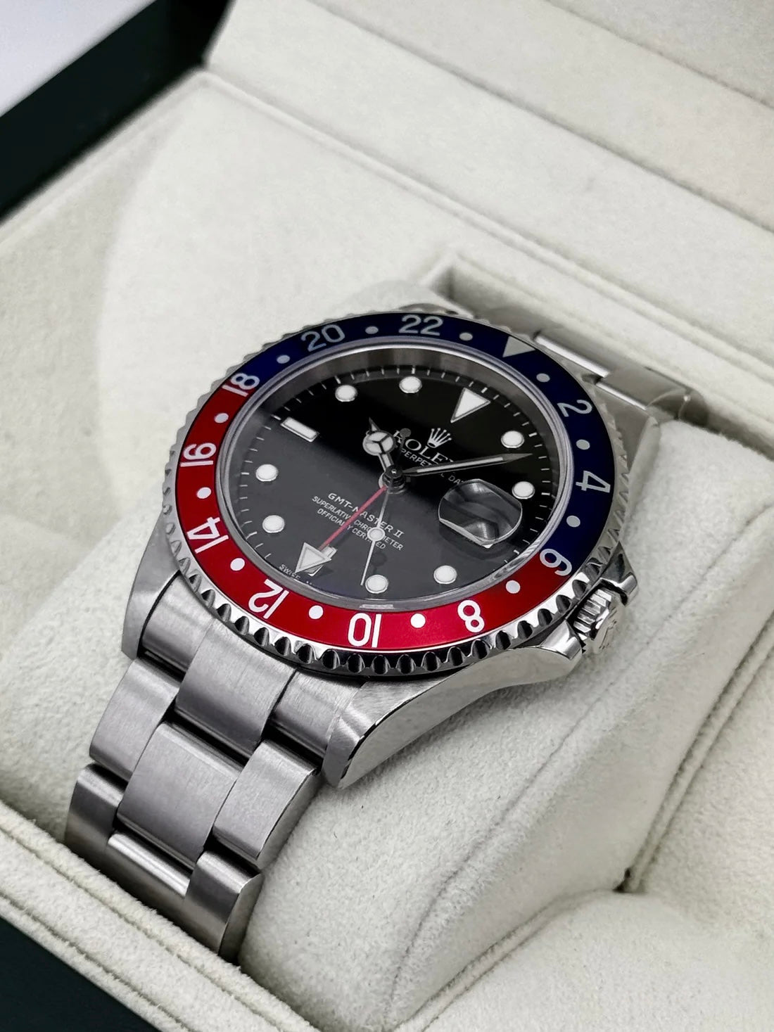 2005 Rolex GMT-Master II "Pepsi" 40mm 16710 Oyster (Collectors Set)