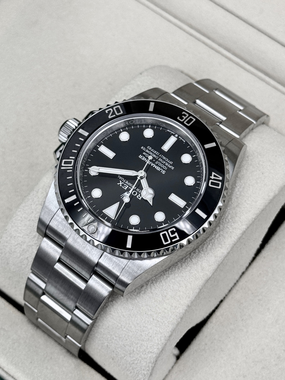 2025 Rolex Submariner 41mm 124060 Stainless Steel Black Dial