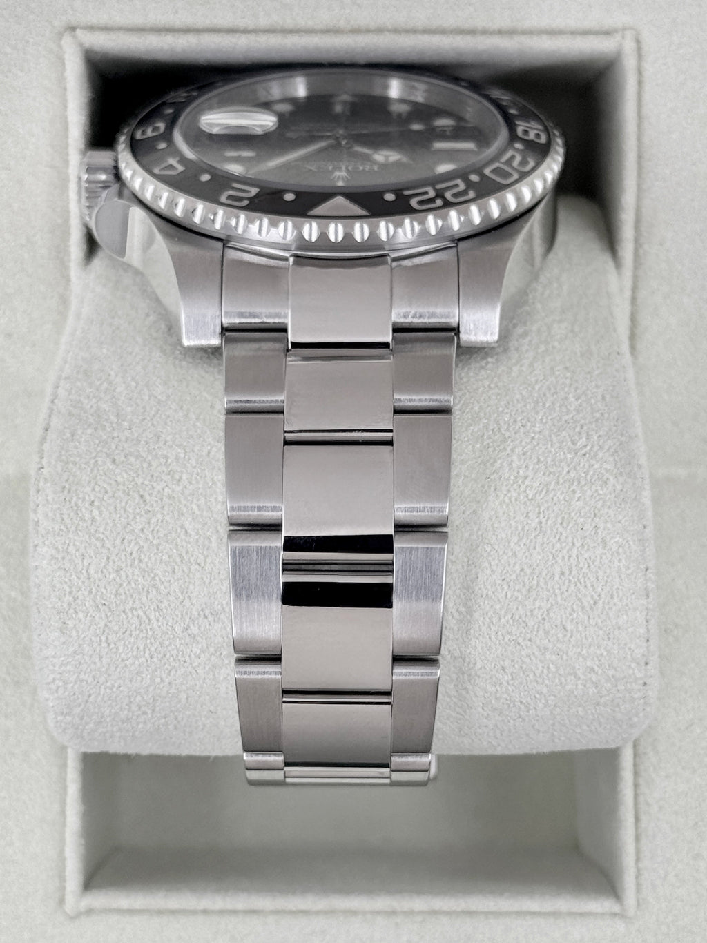 2007 Rolex GMT-Master II 40mm 116710LN Stainless Steel Black Dial (Rolex Service Card)