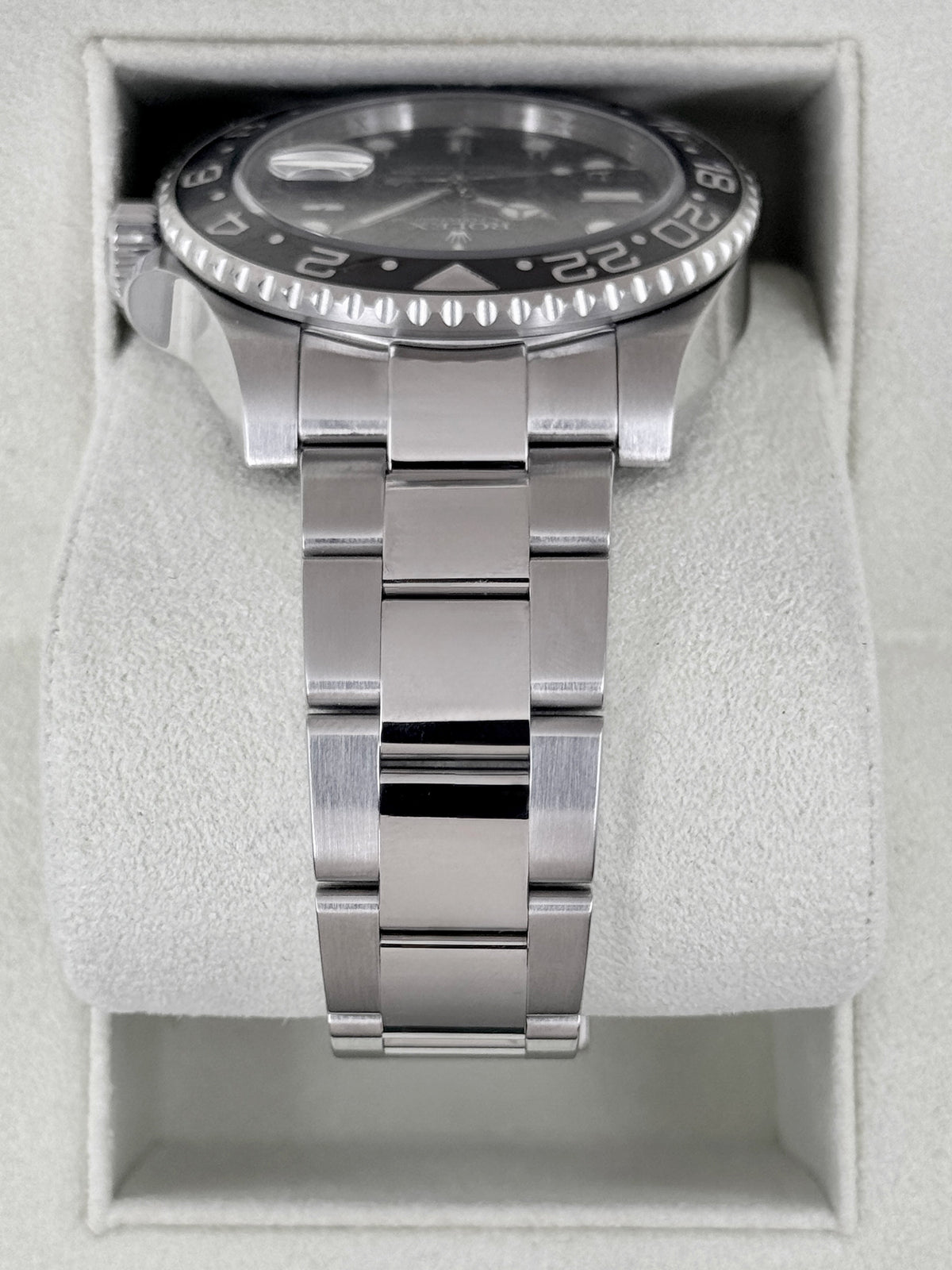 2007 Rolex GMT-Master II 40mm 116710LN Stainless Steel Black Dial (Rolex Service Card)