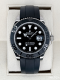 2021 Rolex Yacht-Master 42mm 226659 White Gold Oysterflex Black Dial