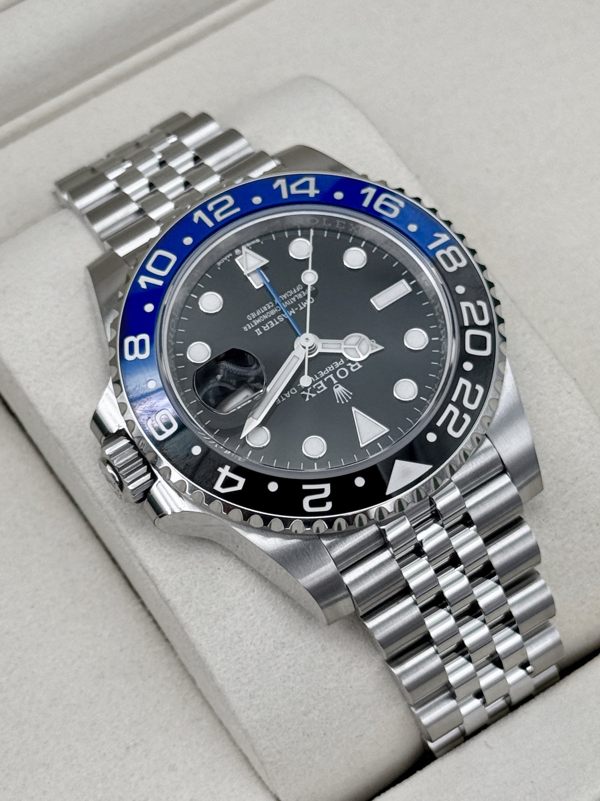 NEW 2026 Rolex GMT-Master II "Batgirl" 40mm 126710BLNR Jubilee (STICKERED)