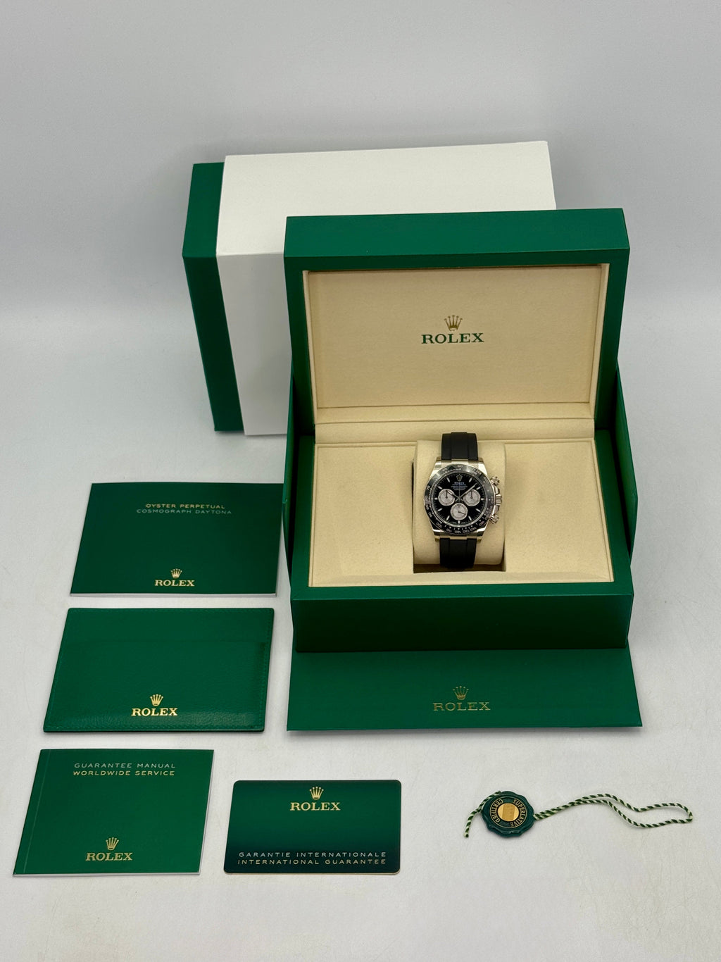 2024 Rolex Daytona Baby Le Mans 40mm 126519LN White Gold Oysterflex Black Dial